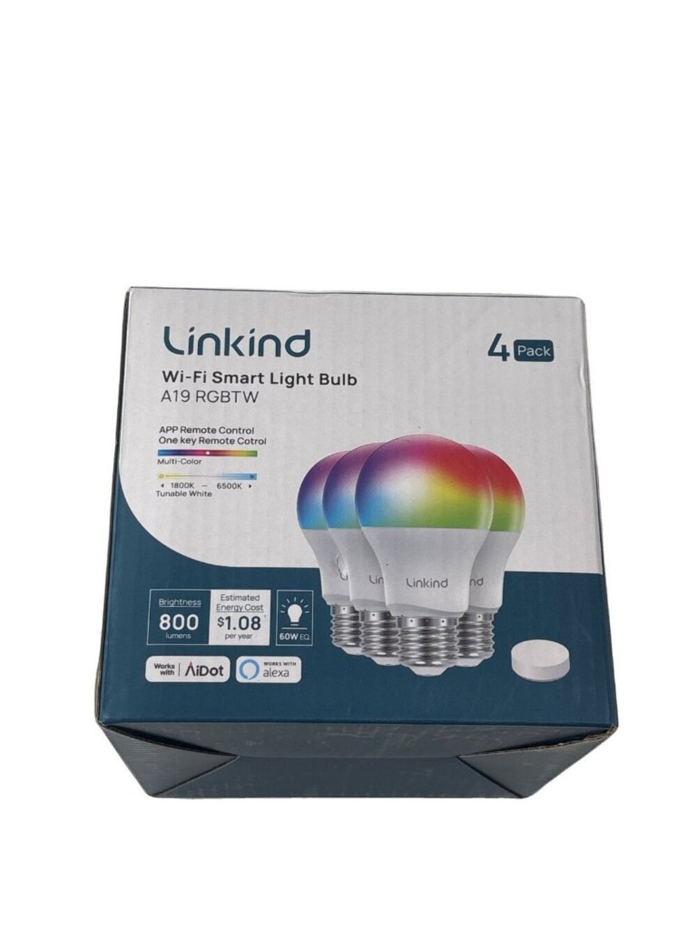 Smart Light Bulbs, Smart Bulb That Work with Alexa & Google Home, LED Light Bulb
